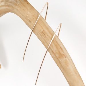 NEW 14K Gold Filled Hook Bar Earrings Made in U.S.